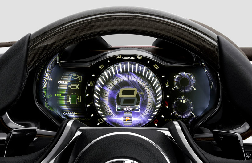 LEXUS LF LC coupe concept at detroit auto show