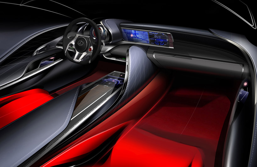 LEXUS LF LC coupe concept at detroit auto show