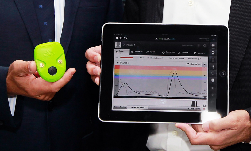 micoach elite + create the world's first smart soccer league