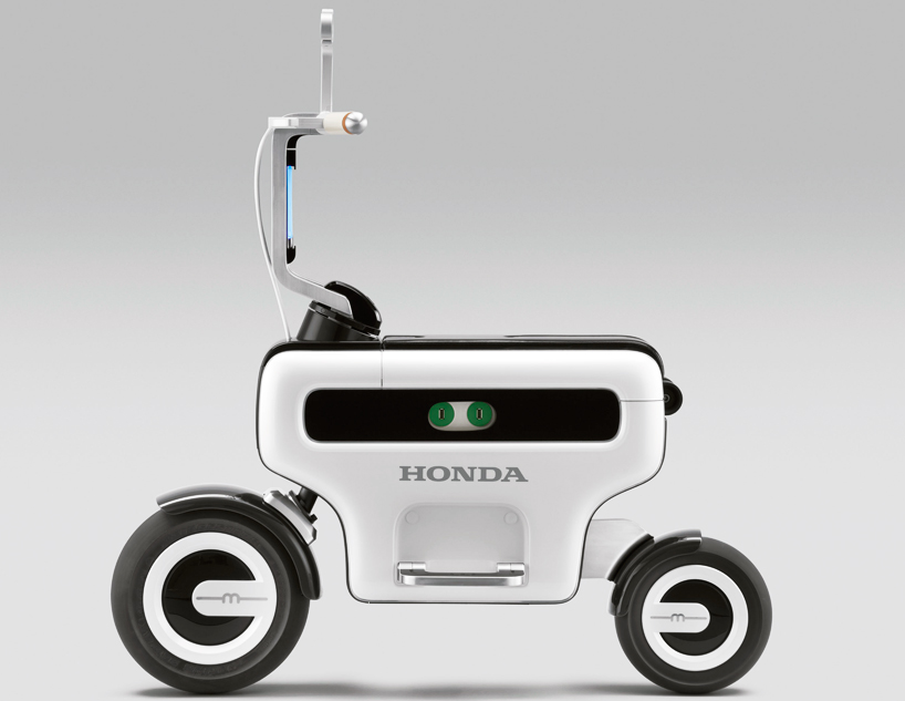 tokyo motor show   honda motor compo foldable electric scooter