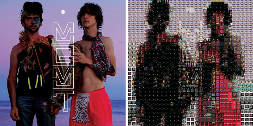 generative music mosaics from album cover art