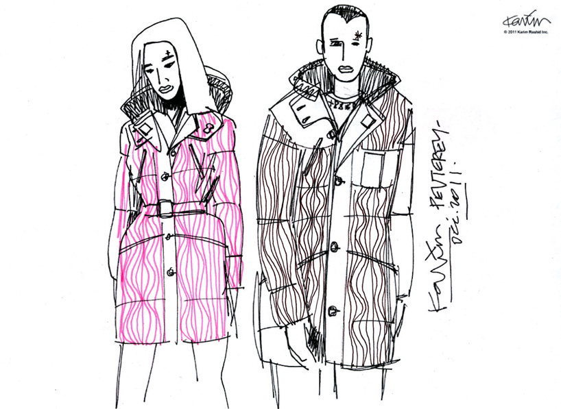 karim rashid: peuterey 10th anniversary coats