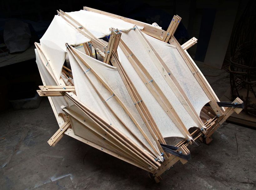 pod inhabitable sculpture by lawrence lek