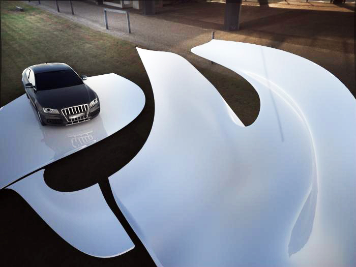 sculpture as a parking place   art for cars