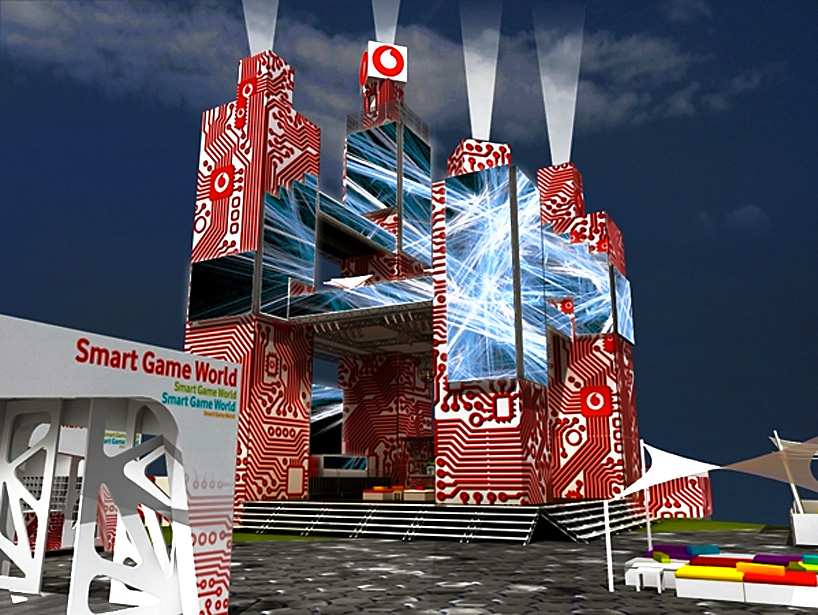 LED supertower at sziget