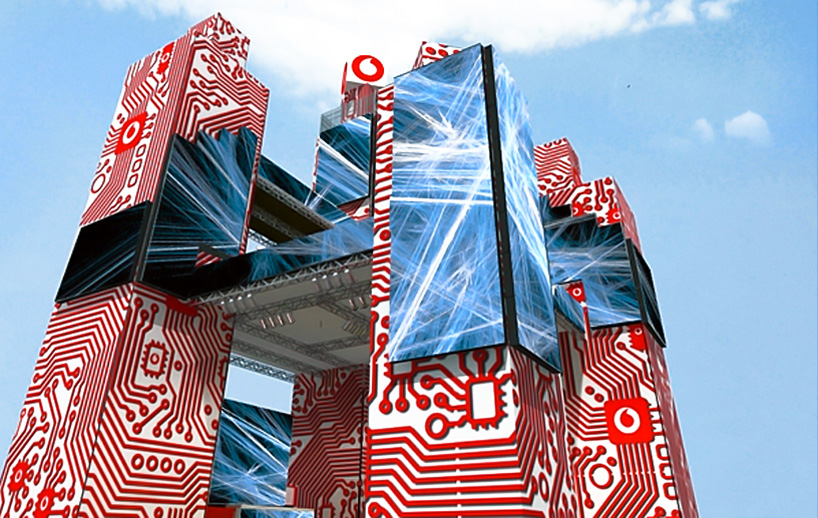 LED supertower at sziget