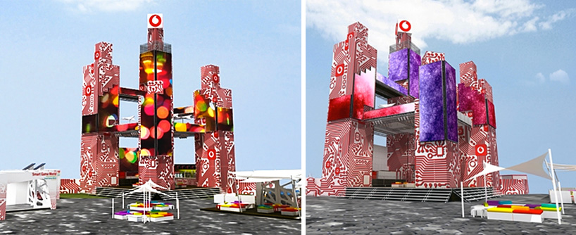 LED supertower at sziget