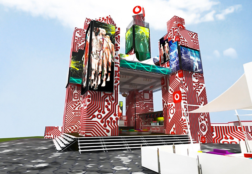 LED supertower at sziget