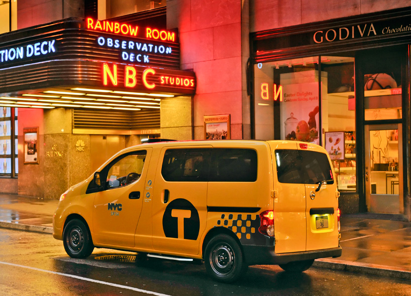 first nissan NV200 taxi of tomorrow arrives in NYC