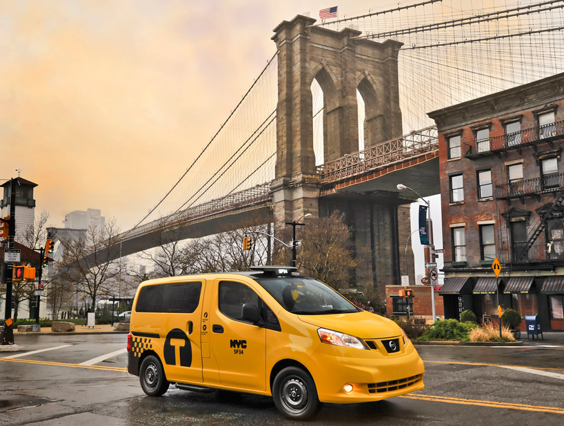 first nissan NV200 taxi of tomorrow arrives in NYC