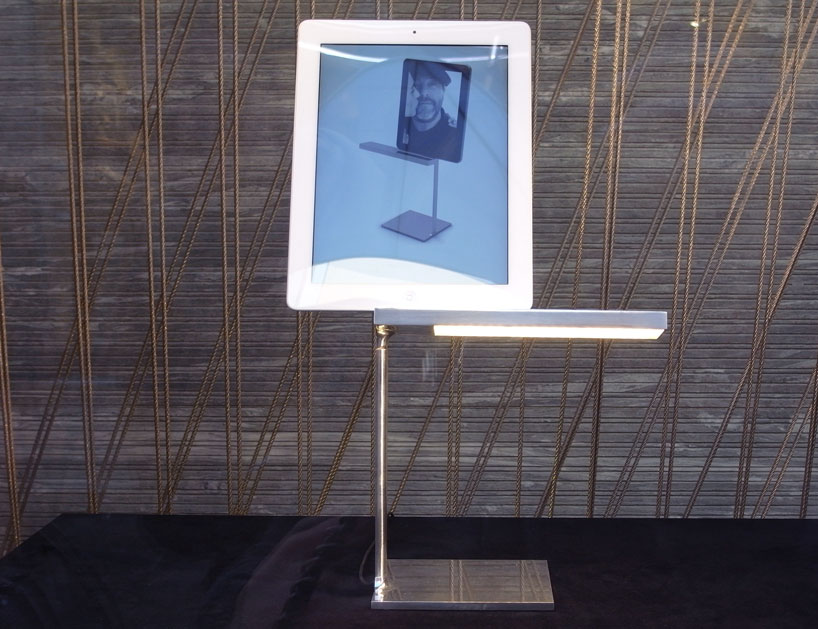 philippe starck for flos: bibliotheque nationale and net lamp