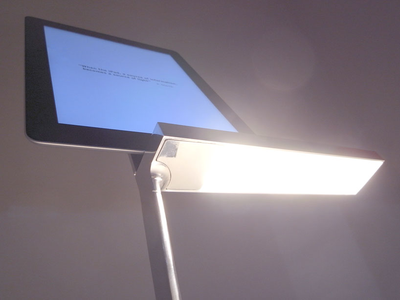 philippe starck for flos: bibliotheque nationale and net lamp