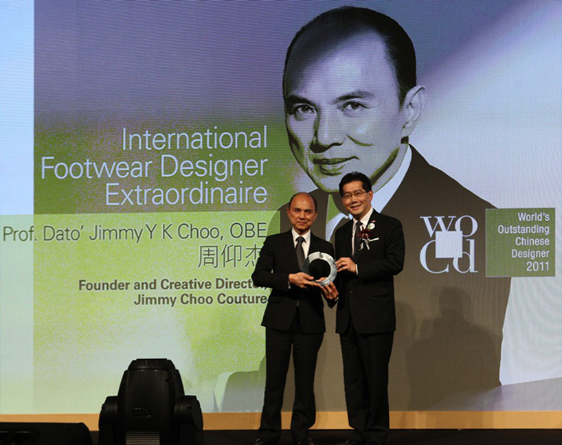 jimmy choo: chinese celebrity shoe designer wins DFA award