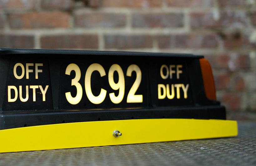 off duty no more   recycled taxi light lamps