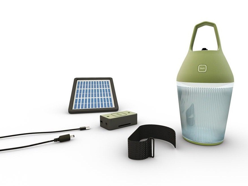 alain gilles: nomad solar lamp for o'sun