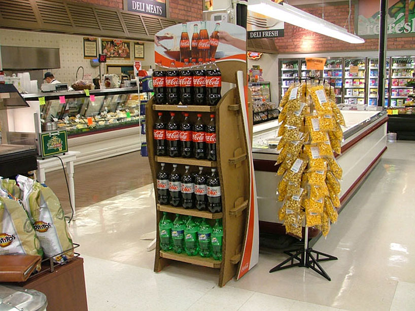 coca cola: plant bottle and give it back racks