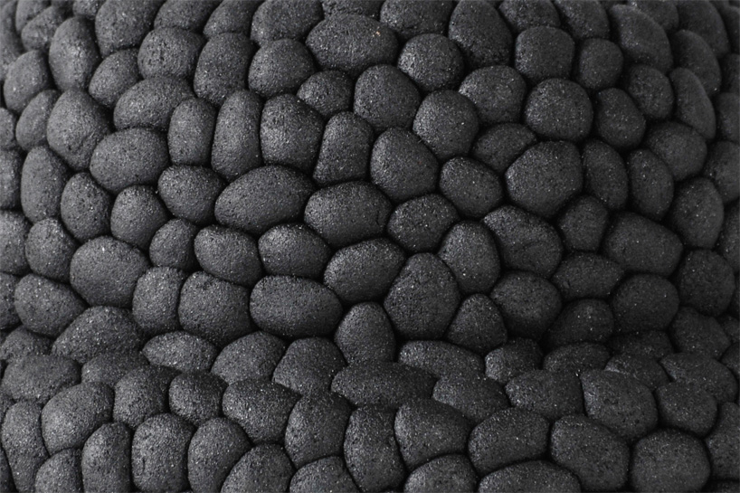 recycled rubber tire pots and bowls by debbie wijskamp