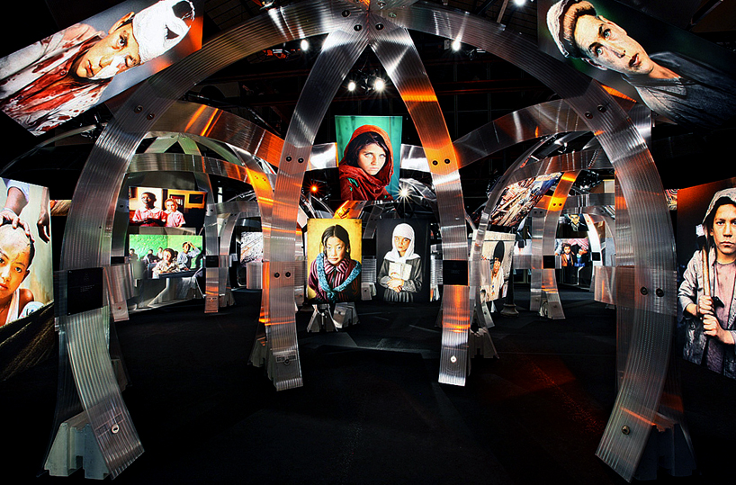 fabio novembre: steve mccurry exhibition design at MACRO, rome