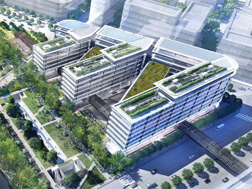 foster + partners: hongqiao vantone sunnyworld centre, shanghai breaks ground