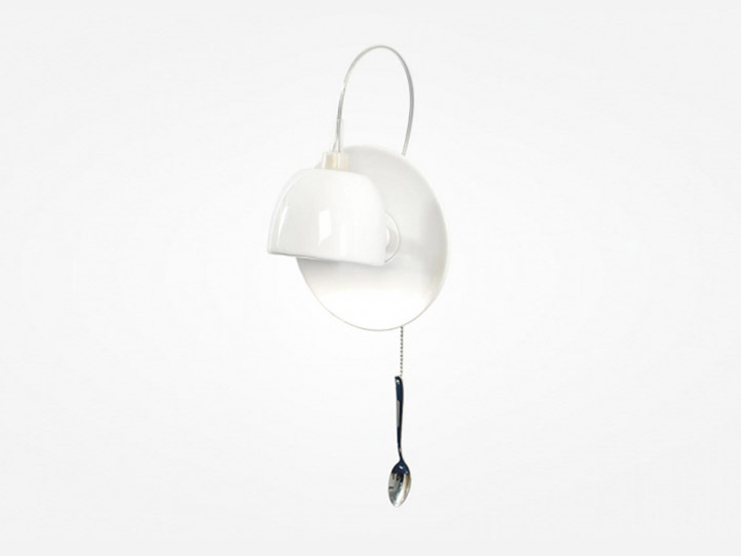 Light Au Lait designer wall lamp