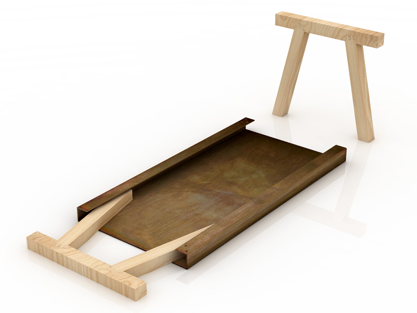 gum design: mastro work table for de castelli