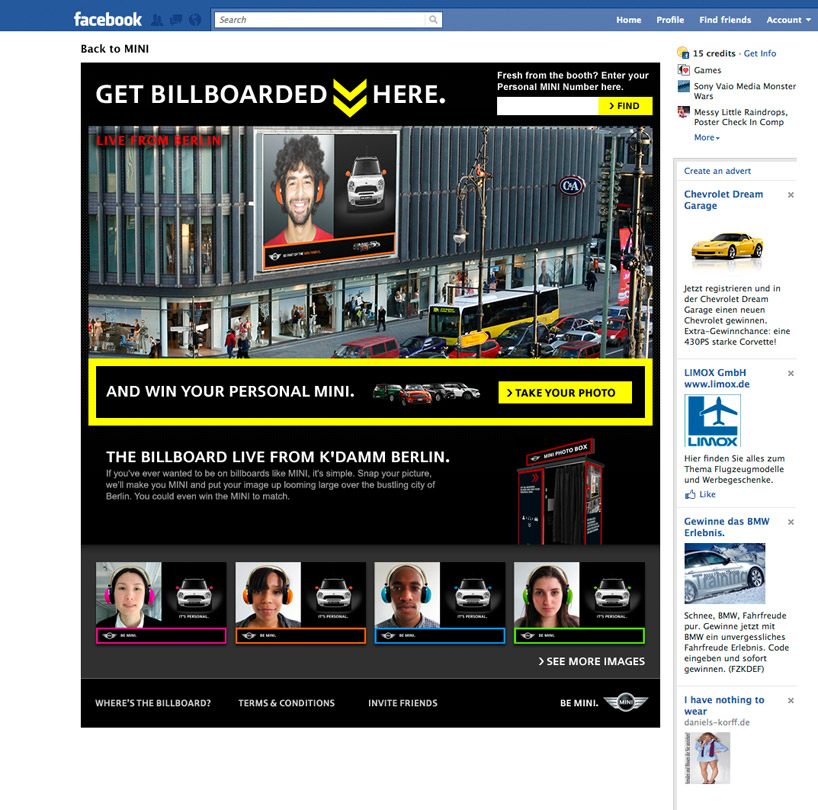 MINI photo box: it's personal campaign