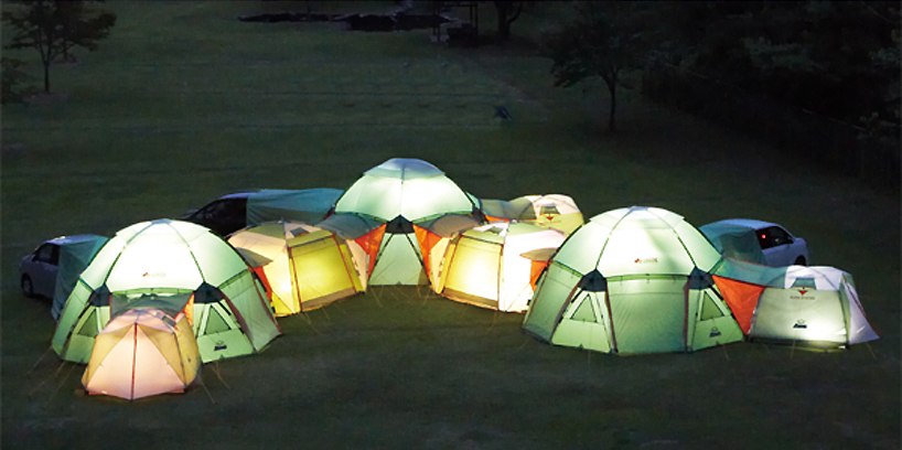 decagon tent by logos: japan good design award 2011