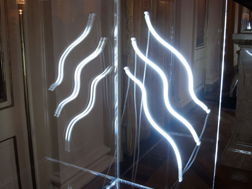robert wilson illuminates 7 electric chairs for kartell