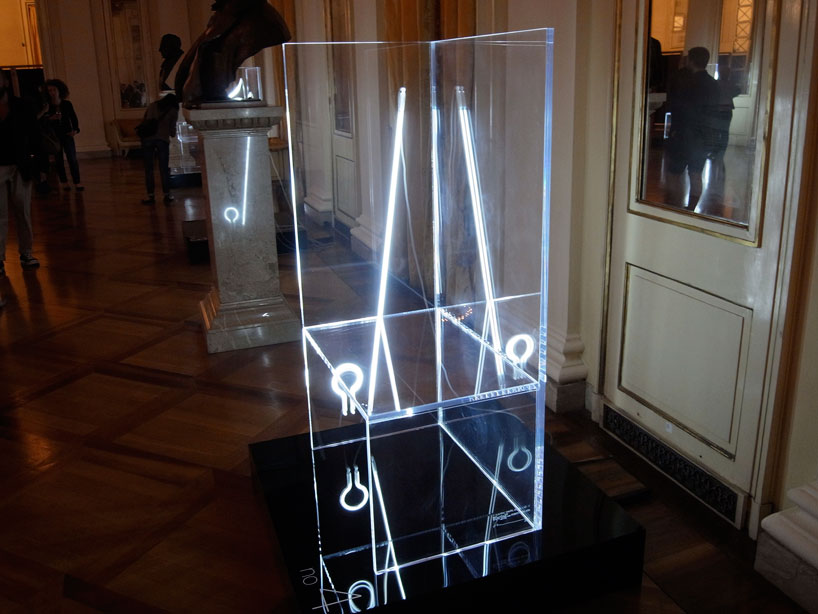 robert wilson illuminates 7 electric chairs for kartell