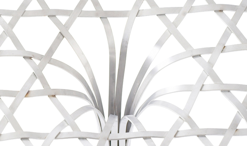 nendo: bamboo steel table for han gallery