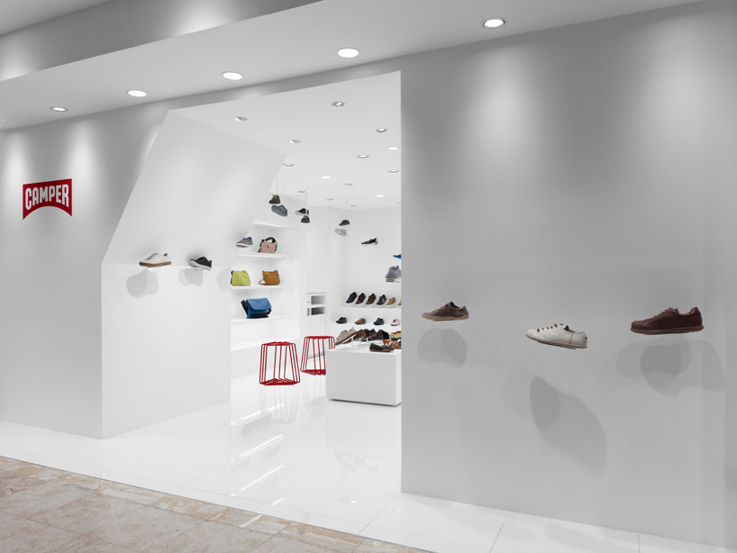 nendo: camper store in osaka, japan