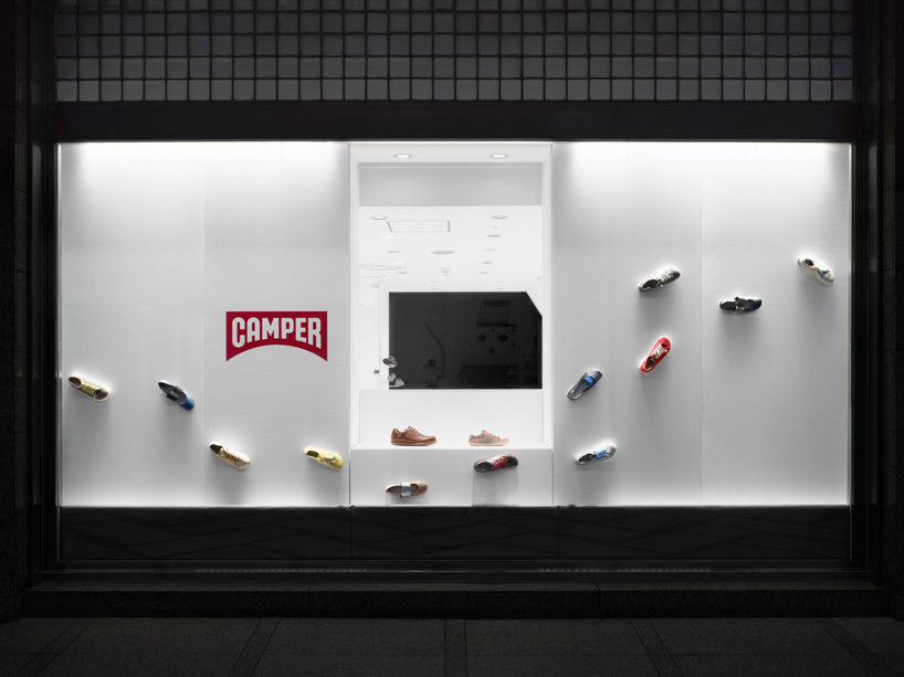 nendo: camper store in osaka, japan