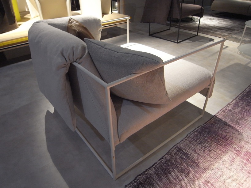 nendo folds upholstery cushions to shape zabuton chair for moroso