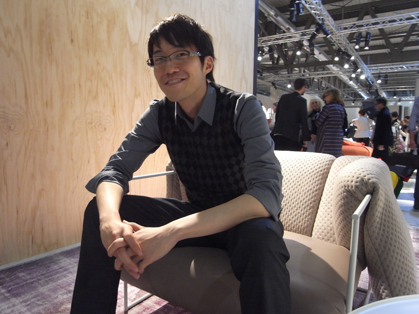 nendo folds upholstery cushions to shape zabuton chair for moroso