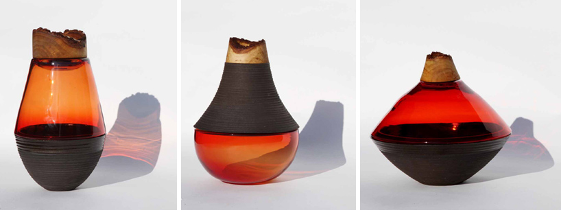 pia w&uuml;stenberg: blue + red stacking vessels