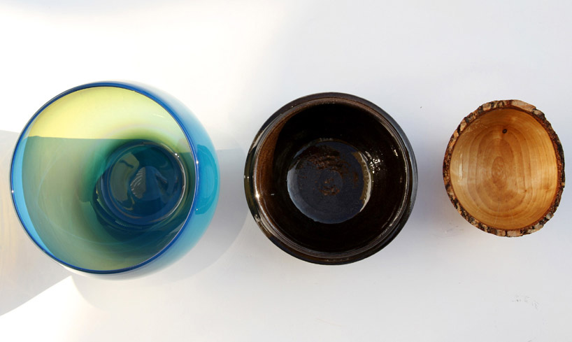 pia w&uuml;stenberg: blue + red stacking vessels