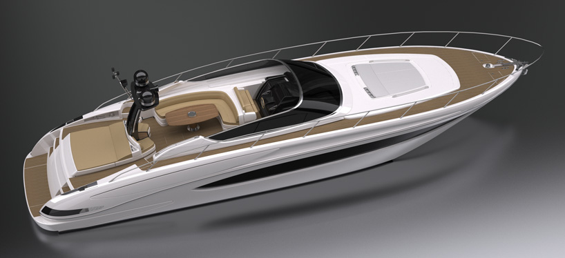 riva 63' virtus is a reinvention of an open yacht with elegance preserved