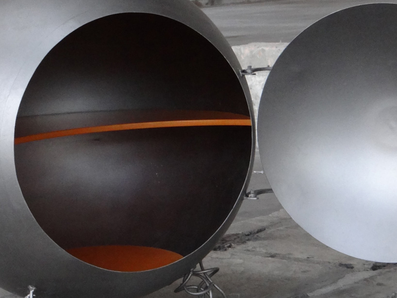 sphere capsule cupboard by robert van den herik