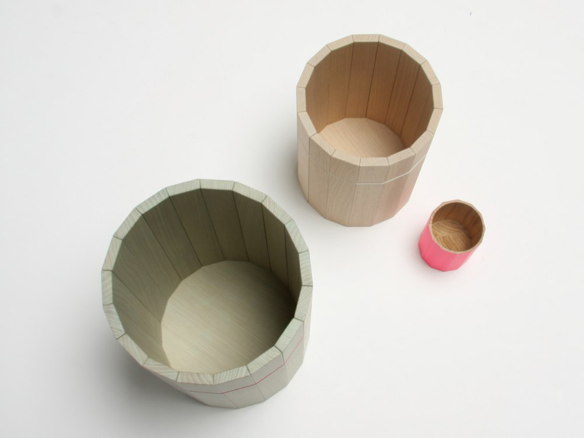 scholten & baijings: color bins + table for karimoku new standard