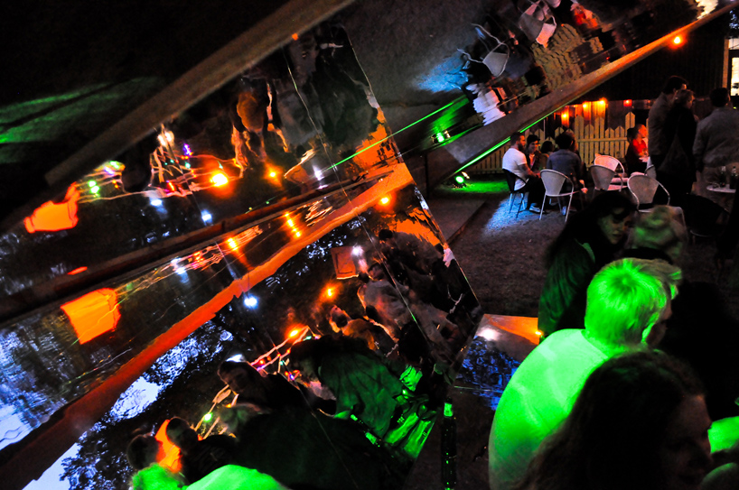 stockholm field office: mirror bench with a view