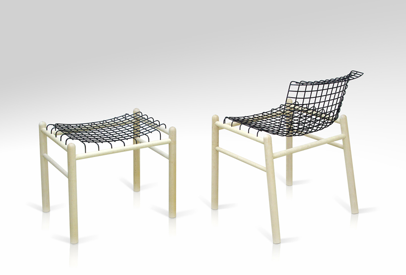 tatsuo kuroda: wirewood chair