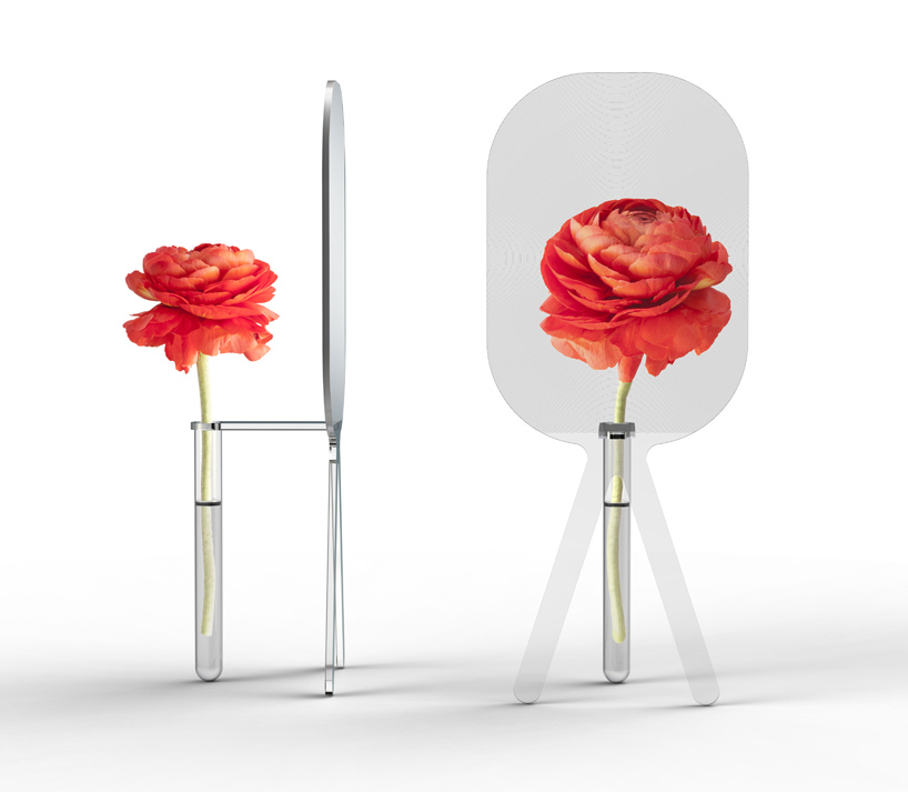 fresnel lens vase   big bloom by charlie guda