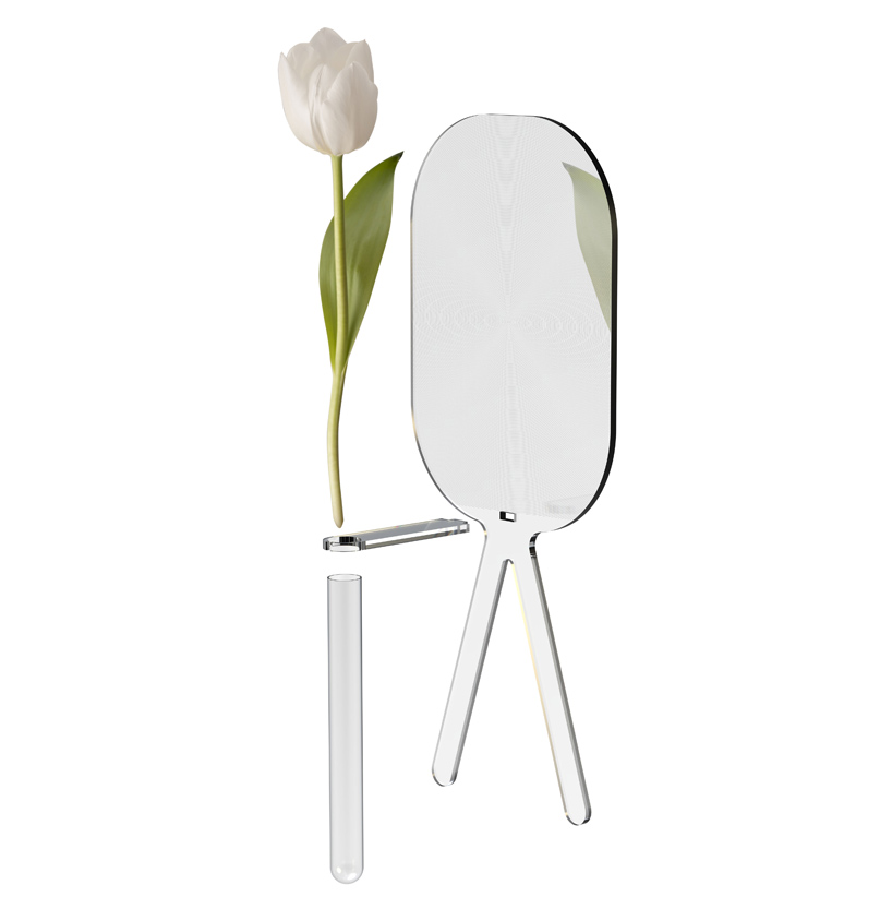 fresnel lens vase   big bloom by charlie guda