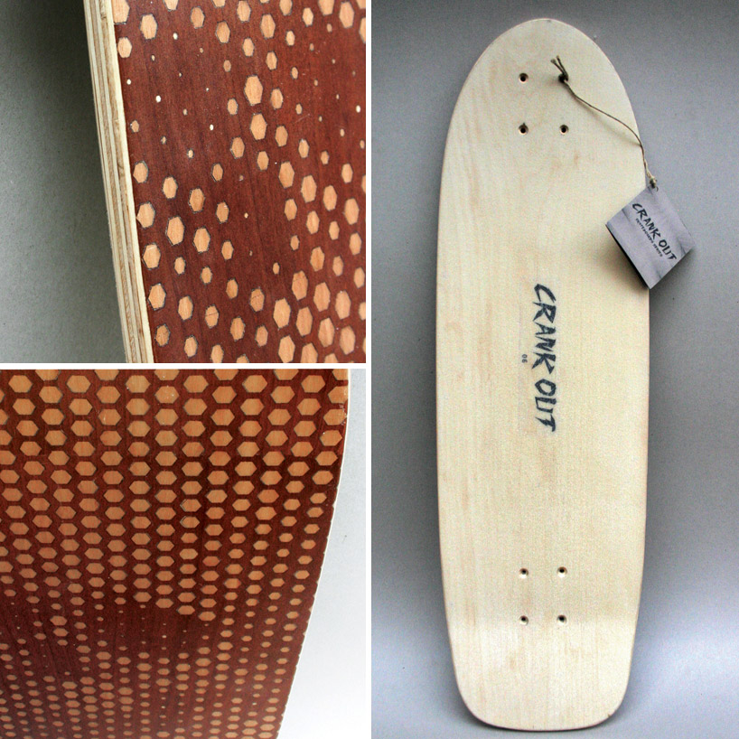 crank out handmade skateboards