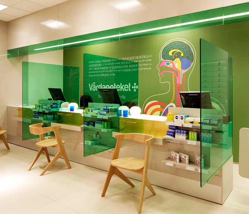 stockholm design lab: vardapoteket identity scheme