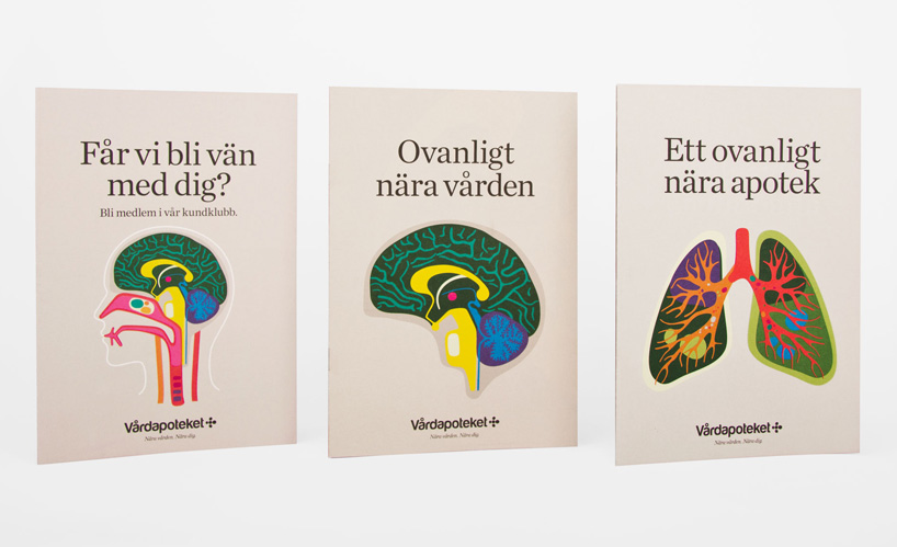 stockholm design lab: vardapoteket identity scheme