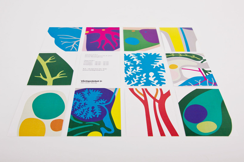 stockholm design lab: vardapoteket identity scheme