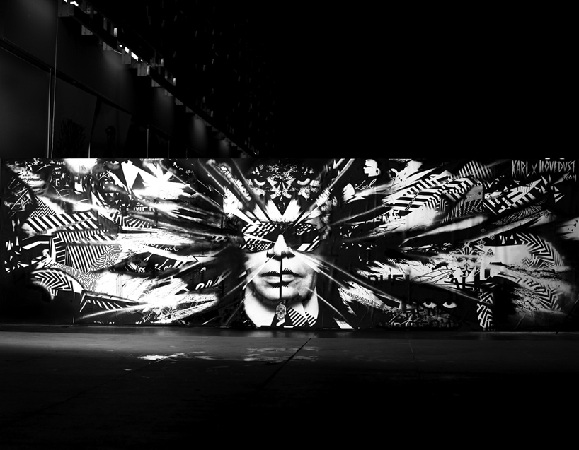 karl lagerfeld x ilovedust: clothing and murals