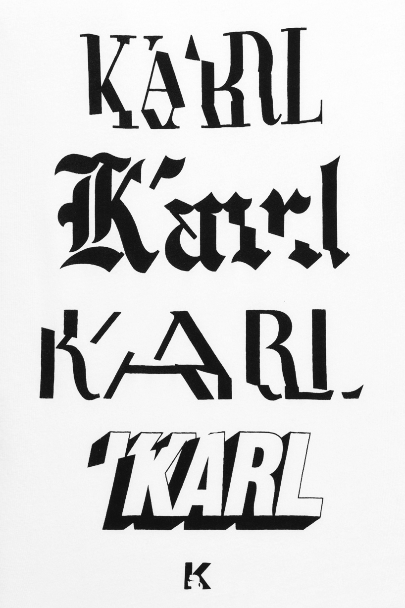 karl lagerfeld x ilovedust: clothing and murals