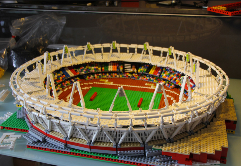 Football grounds built from LEGO - Brick This